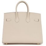 HERMÈS BIRKIN SELLIER 25 CRAIE EPSOM GOLD HARDWARE