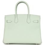PRE-OWNED HERMÈS BIRKIN 30 VERT FIZZ EPSOM PALLADIUM HARDWARE