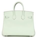 HERMÈS BIRKIN 25 VERT FIZZ SWIFT PALLADIUM HARDWARE