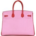 PRE-OWNED HERMÈS SPECIAL ORDER (HSS) BIRKIN 35 BUBBLEGUM AND BOUGAINVILLEA EPSOM PALLADIUM HARDWARE