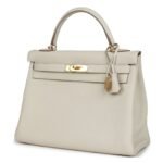 HERMÈS KELLY RETOURNE 32 CRAIE TOGO GOLD HARDWARE