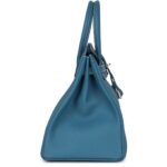 HERMÈS BIRKIN 35 BLUE JEAN TOGO PALLADIUM HARDWARE