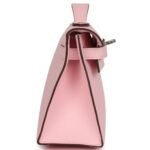 HERMÈS KELLY POCHETTE ROSE SAKURA SWIFT PALLADIUM HARDWARE