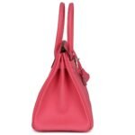 PRE-OWNED HERMÈS BIRKIN 30 ROSE AZALEE EPSOM PALLADIUM HARDWARE