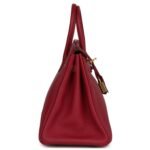 PRE-OWNED HERMÈS BIRKIN 25 RUBIS TOGO GOLD HARDWARE