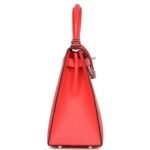 HERMÈS KELLY SELLIER 28 ROSE TEXAS EPSOM PALLADIUM HARDWARE