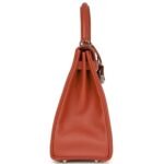 HERMÈS KELLY RETOURNE 32 BLUSH VERSO EVERCOLOR PALLADIUM HARDWARE