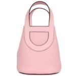 HERMÈS IN-THE-LOOP 18 ROSE SAKURA CLEMENCE AND SWIFT PALLADIUM HARDWARE