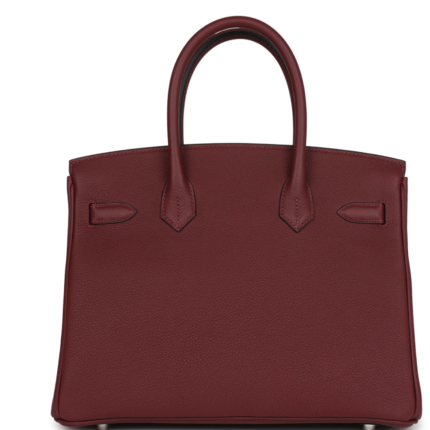 HERMÈS BIRKIN 30 ROUGE H TOGO PALLADIUM HARDWARE