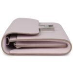 HERMÈS CONSTANCE WALLET TO GO MAUVE PALE EVERCOLOR PALLADIUM HARDWARE