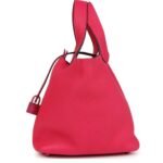 HERMÈS MONOCHROME PICOTIN LOCK 18 ROSE MEXICO CLEMENCE PINK HARDWARE