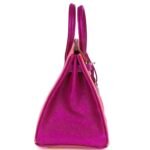 HERMÈS SPECIAL ORDER (HSS) BIRKIN 25 ROSE LIPSTICK AND ANEMONE CHÈVRE PALLADIUM HARDWARE