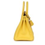HERMÈS BIRKIN 25 JAUNE DE NAPLES TOGO GOLD HARDWARE