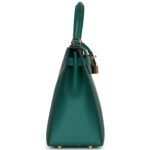HERMÈS KELLY SELLIER 28 MALACHITE EPSOM GOLD HARDWARE