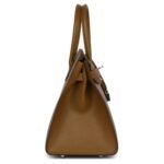 PRE-OWNED HERMÈS BIRKIN SELLIER 30 BRONZE DORE MADAME PALLADIUM HARDWARE