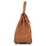 HERMÈS KELLY RETOURNE 28 GOLD TOGO GOLD HARDWARE