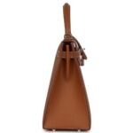 HERMÈS KELLY SELLIER 32 GOLD EPSOM PALLADIUM HARDWARE