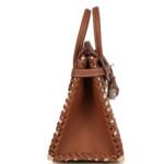 HERMÈS PICNIC BIRKIN 25 GOLD SWIFT AND STRIPE WICKER PALLADIUM HARDWARE