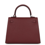 HERMÈS KELLY SELLIER 25 ROUGE H EPSOM ELECTRUM HARDWARE