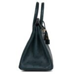 HERMÈS BIRKIN 25 VERT CYPRES OSTRICH GOLD HARDWARE