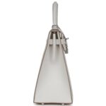 HERMÈS KELLY SELLIER 32 GRIS PALE EPSOM PALLADIUM HARDWARE
