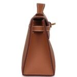 HERMÈS KELLY POCHETTE GOLD SWIFT GOLD HARDWARE