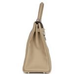 HERMÈS KELLY RETOURNE 35 TRENCH TOGO PALLADIUM HARDWARE