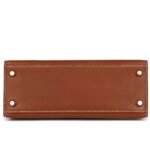 HERMÈS KELLY SELLIER 25 FAUVE BARENIA PALLADIUM HARDWARE