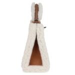 HERMÈS TEDDY KELLY 20 CHAMOIS SHEARLING AND SWIFT PALLADIUM HARDWARE