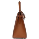HERMÈS KELLY SELLIER 32 GOLD EPSOM PALLADIUM HARDWARE