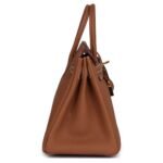 PRE-OWNED HERMÈS BIRKIN 25 GOLD TOGO GOLD HARDWARE