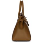 PRE-OWNED HERMÈS BIRKIN SELLIER 30 BRONZE DORE MADAME PALLADIUM HARDWARE