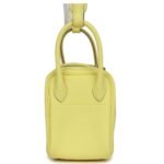 HERMÈS MINI LINDY LIMONCELLO CLEMENCE PALLADIUM HARDWARE