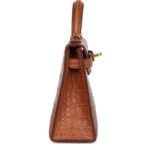 HERMÈS KELLY SELLIER 20 GOLD MATTE ALLIGATOR GOLD HARDWARE