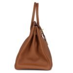 PRE-OWNED HERMÈS BIRKIN 35 GOLD TOGO GOLD HARDWARE