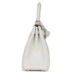 HERMÈS KELLY RETOURNE 28 GRIS PALE TOGO PALLADIUM HARDWARE