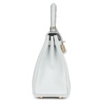 HERMÈS KELLY RETOURNE 25 GRIS PLATINE TOGO PERMABRASS HARDWARE