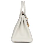 HERMÈS BIRKIN 25 GRIS PALE TOGO GOLD HARDWARE
