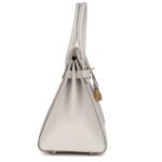 HERMÈS BIRKIN SELLIER 30 GRIS PALE EPSOM GOLD HARDWARE