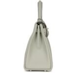 HERMÈS KELLY RETOURNE 28 GRIS NEVE TOGO PALLADIUM HARDWARE