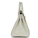 HERMÈS BIRKIN 25 GRIS NEVE TOGO GOLD HARDWARE