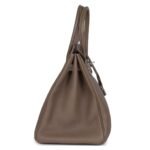 PRE-OWNED HERMÈS BIRKIN 35 ETOUPE TOGO PALLADIUM HARDWARE