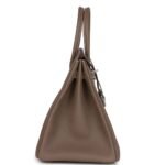HERMÈS BIRKIN 35 ETOUPE TOGO PALLADIUM HARDWARE