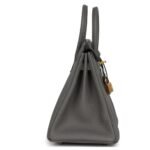 HERMÈS BIRKIN 25 GRIS MEYER TOGO GOLD HARDWARE