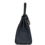 HERMÈS KELLY RETOURNE 28 GRIS MISTY TOGO PERMABRASS HARDWARE