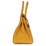 HERMÈS BIRKIN 30 JAUNE AMBRE TOGO PALLADIUM HARDWARE
