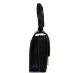 PRE-OWNED HERMÈS CONSTANCE 18 BLACK VARANUS NILOTICUS LIZARD GOLD HARDWARE