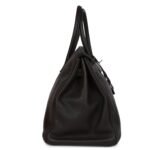 PRE-OWNED HERMÈS BIRKIN 35 CAFE CLEMENCE PALLADIUM HARDWARE