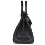 HERMÈS BIRKIN 25 GRAPHITE MATTE ALLIGATOR PALLADIUM HARDWARE