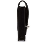 HERMÈS ROULIS SLIM WALLET BLACK CHEVRE MYSORE PALLADIUM HARDWARE